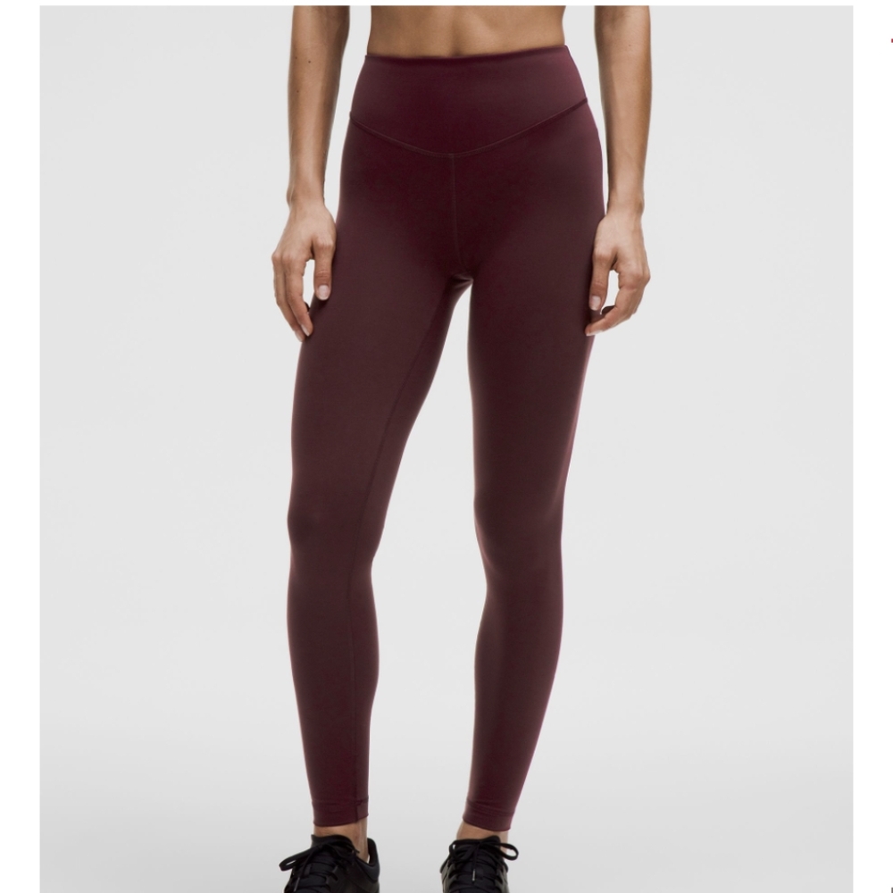 Lululemon Wunder Under SmoothCover High-Rise Tight 28" Garnett